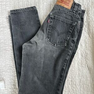 Levi's 512 vinatge black straight leg 397